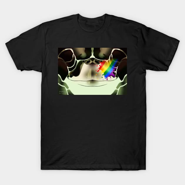 LGBT Pride Sea Turtle Face T-Shirt by KeishaMaKainn